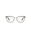 Gafas graduadas Versace VE1275 1433 matte black / gold - Miniatura del producto 1/4
