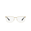 Versace VE1276 Korrektionsbrillen 1339 brushed pale gold - Produkt-Miniaturansicht 1/4