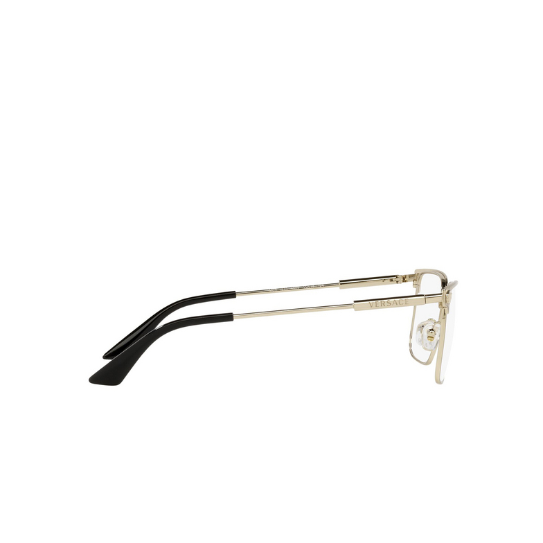 Versace VE1276 Eyeglasses 1339 brushed pale gold - 3/4