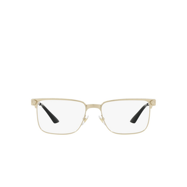 Versace VE1276 Korrektionsbrillen 1339 brushed pale gold - Vorderansicht