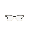 Versace VE1276 Korrektionsbrillen 1371 black / pale gold - Produkt-Miniaturansicht 1/4
