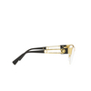Versace VE1278 Eyeglasses 1352 brushed gold - product thumbnail 3/4