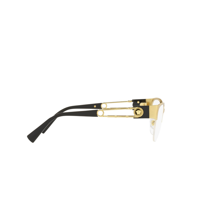 Versace VE1278 Korrektionsbrillen 1352 brushed gold - 3/4