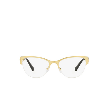 Versace VE1278 Korrektionsbrillen 1352 brushed gold - Vorderansicht