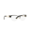Versace VE1278 Korrektionsbrillen 1433 black / gold - Produkt-Miniaturansicht 2/4