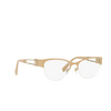 Versace VE1278 Korrektionsbrillen 1476 beige / pale gold - Produkt-Miniaturansicht 2/4