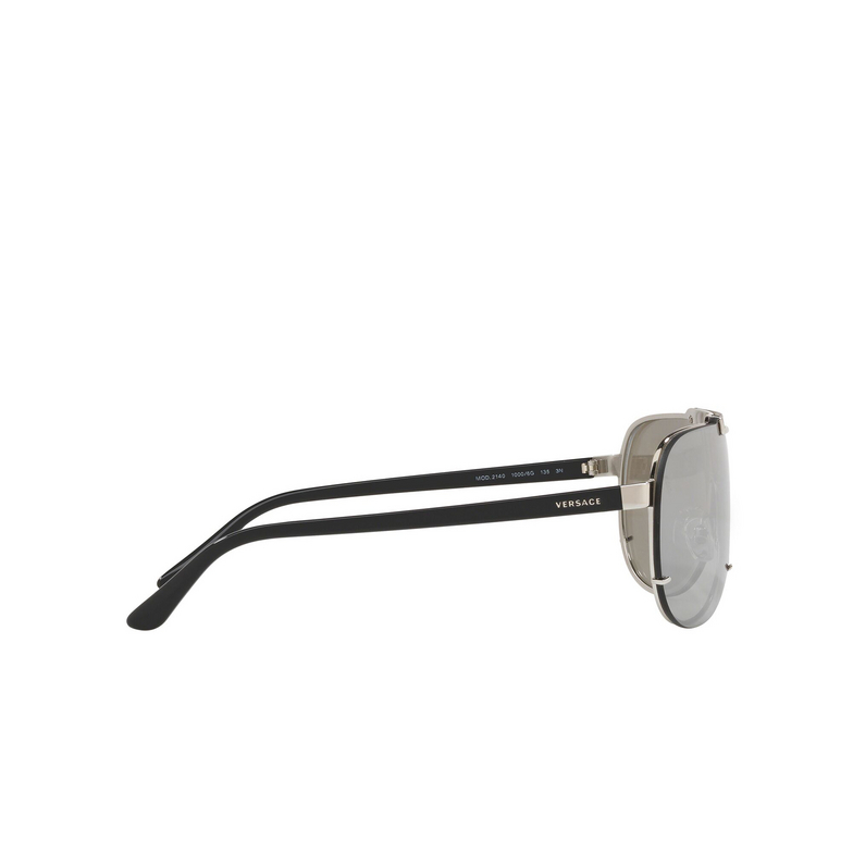 Versace VE2140 Sunglasses 10006G silver - 3/4
