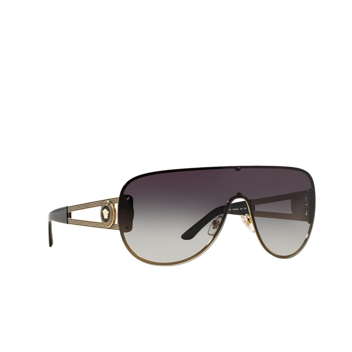 Versace VE2166 Sunglasses 12528G Pale Gold - three-quarters view