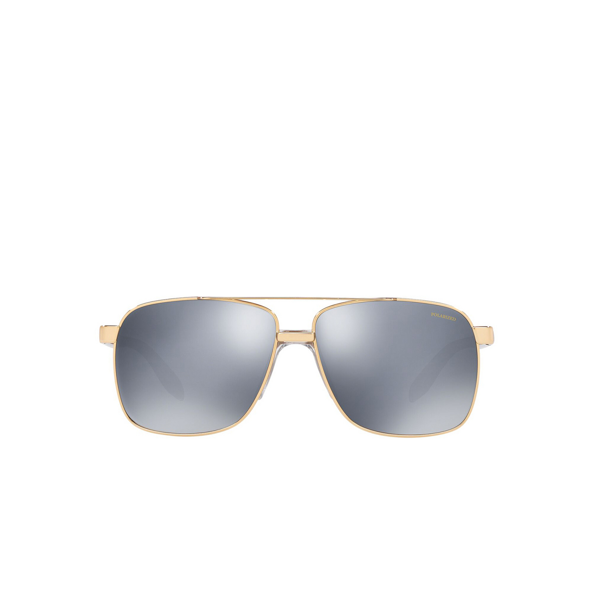 Versace® Square Sunglasses: VE2174 color Gold 1002Z3 - front view.