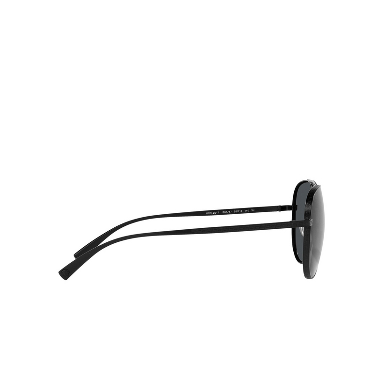 Versace VE2217 Sunglasses 126187 matte black - 3/4