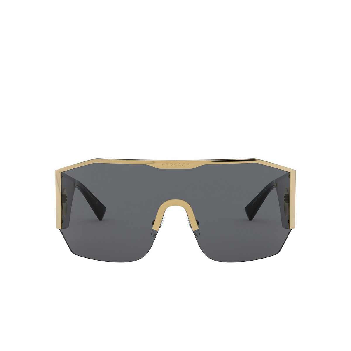 Versace® Square Sunglasses: VE2220 color Gold 100287 - front view.