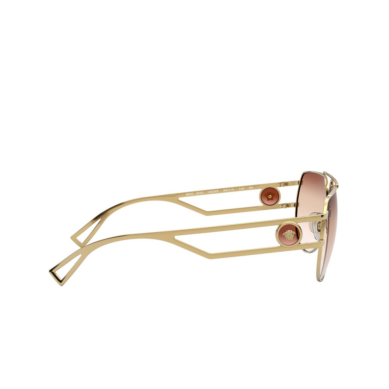 Gafas de sol Versace VE2225 10020P gold - 3/4