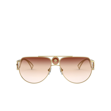 Gafas de sol Versace VE2225 10020P gold - Vista delantera