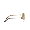 Versace VE2227 Sunglasses 14105A matte gold - product thumbnail 3/4