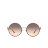 Versace VE2229 Sunglasses 12520P transparent brown - product thumbnail 1/4
