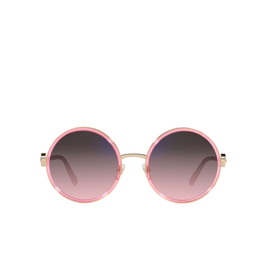 Lunettes de soleil Versace VE2229 1252H9 transparent pink - Vue de face