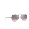Gafas de sol Versace VE2231 1252H9 pale gold - Miniatura del producto 2/4