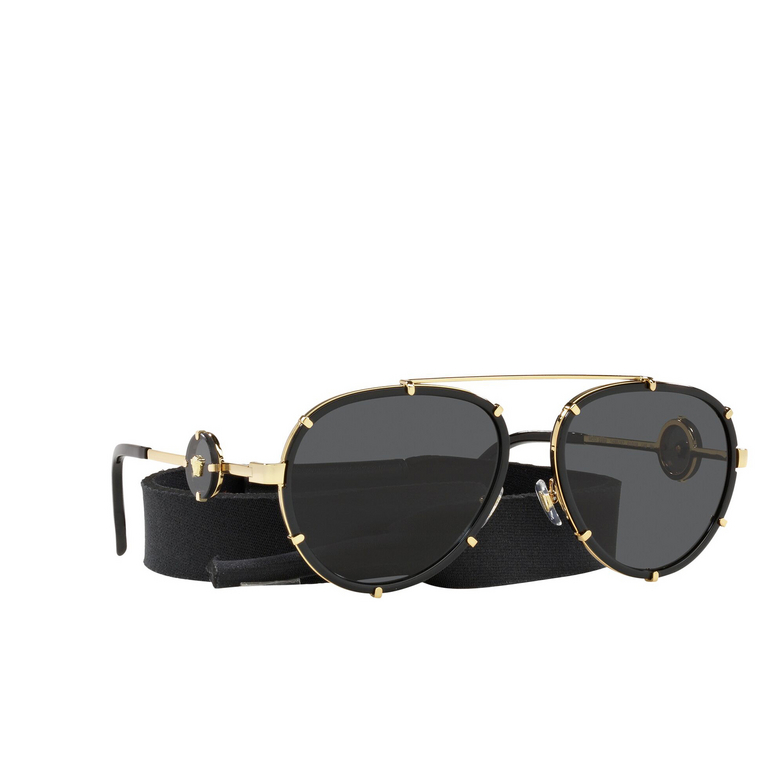 Gafas de sol Versace VE2232 143887 black - 2/4