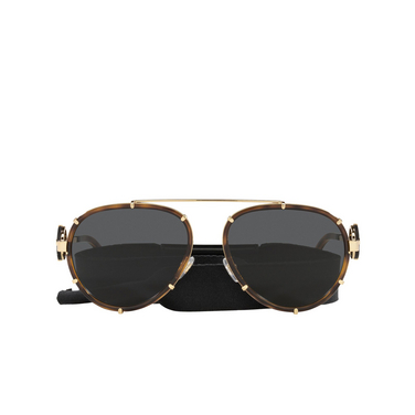 Versace VE2232 Sunglasses 147087 havana - front view