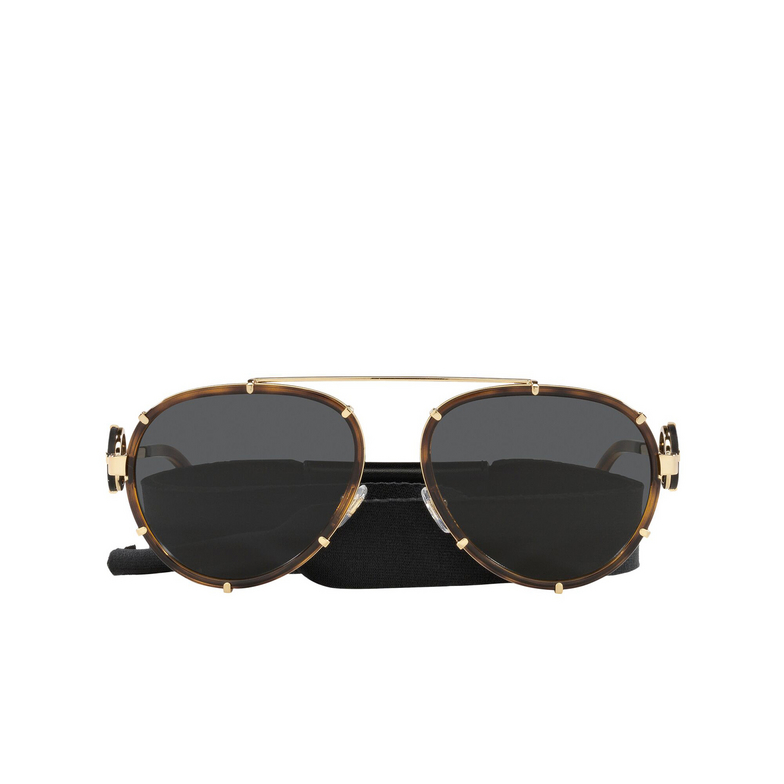 Versace VE2232 Sunglasses 147087 havana - 1/4