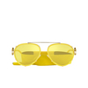 Versace VE2232 Sunglasses 14736D yellow - product thumbnail 1/4