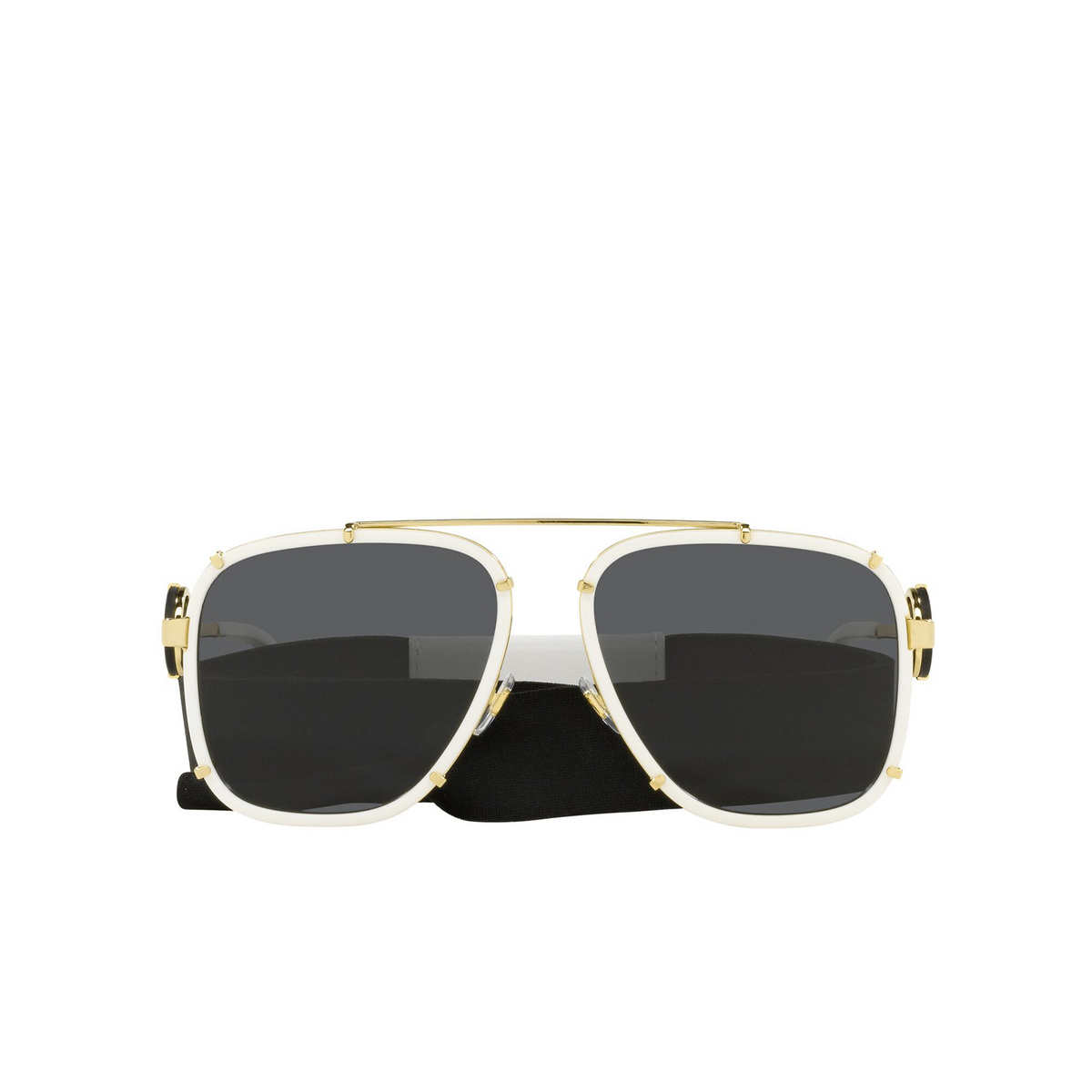 Versace® Square Sunglasses: VE2233 color White 147187 - front view.
