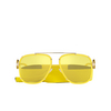Versace VE2233 Sunglasses 14736D yellow - product thumbnail 1/4