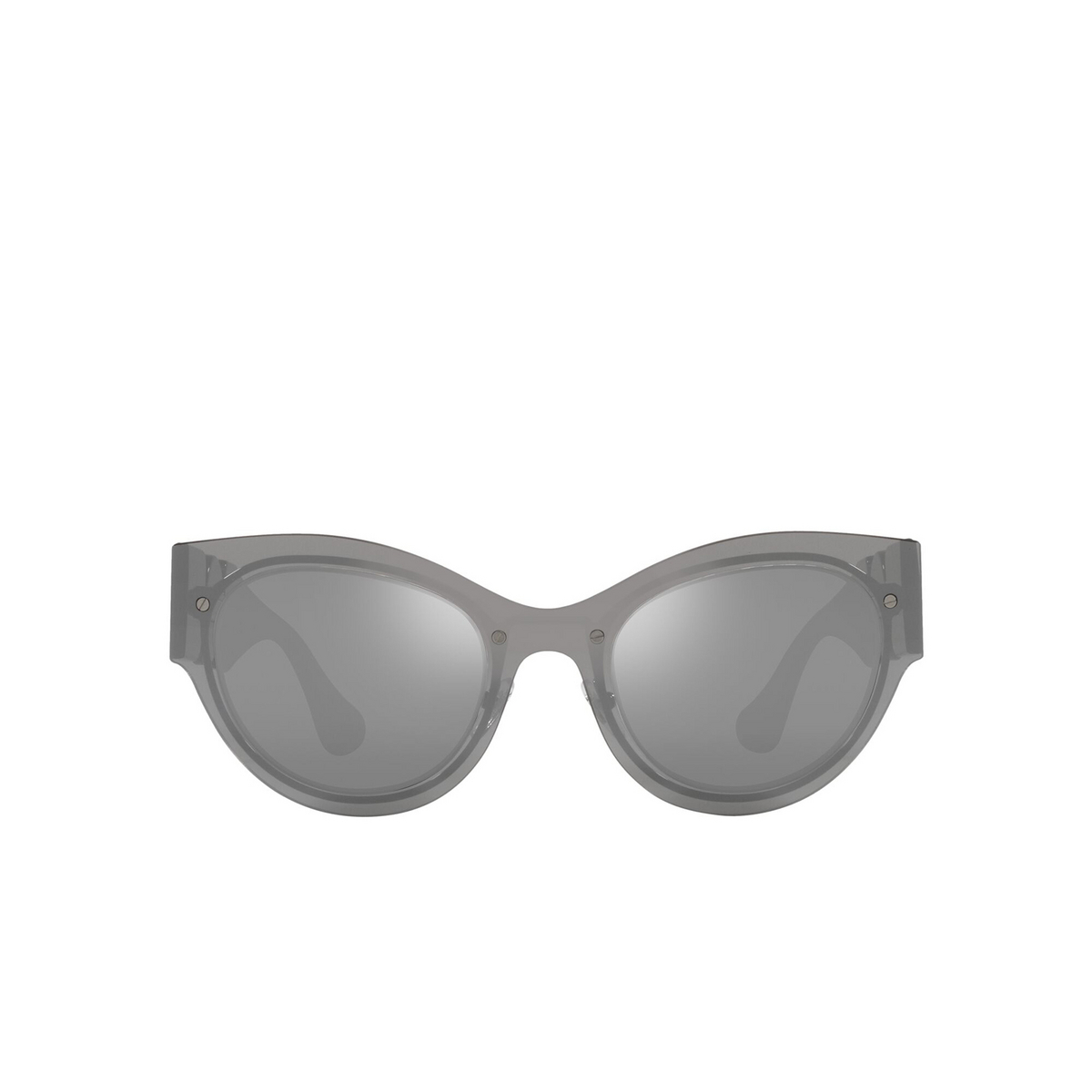 Versace VE2234 Sunglasses 10016G Transparent Grey Mirror Silver - front view
