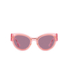 Gafas de sol Versace VE2234 125284 transparent pink - Miniatura del producto 1/4