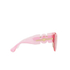 Occhiali da sole Versace VE2234 125284 transparent pink - anteprima prodotto 3/4