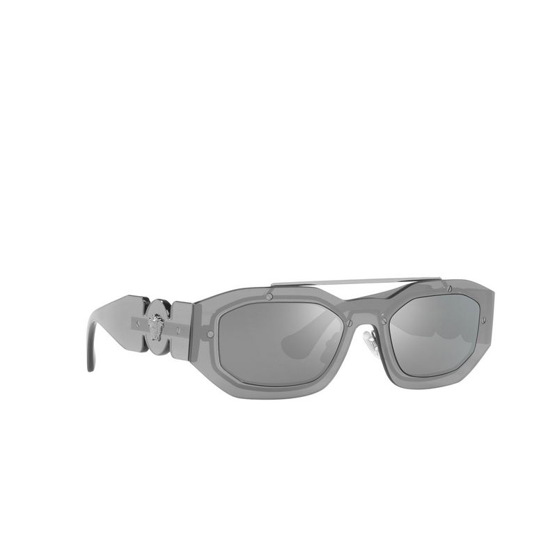 Versace VE2235 Sunglasses 10016G transp grey mirror silver - 2/4