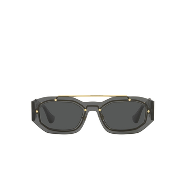 Occhiali da sole Versace VE2235 100287 transparent dark grey - frontale