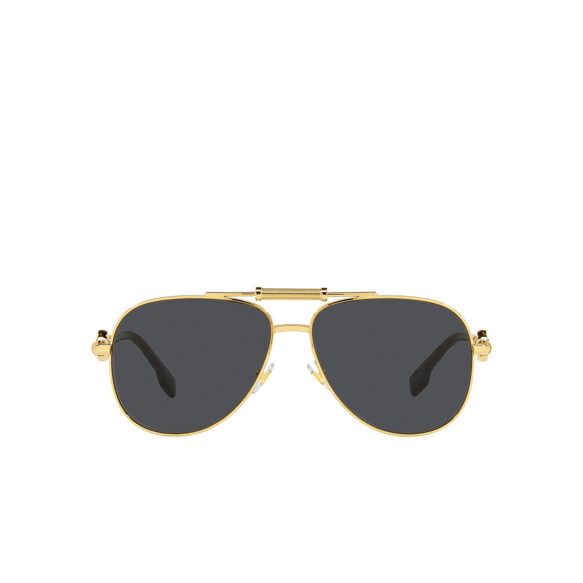 Versace® Aviator Sunglasses: VE2236 color Gold 100287 - front view.