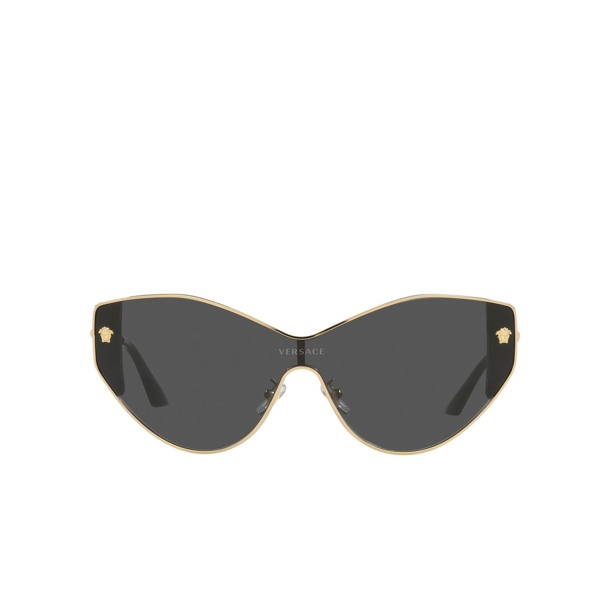 Versace® Cat-eye Sunglasses: VE2239 color Gold 100287 - front view.