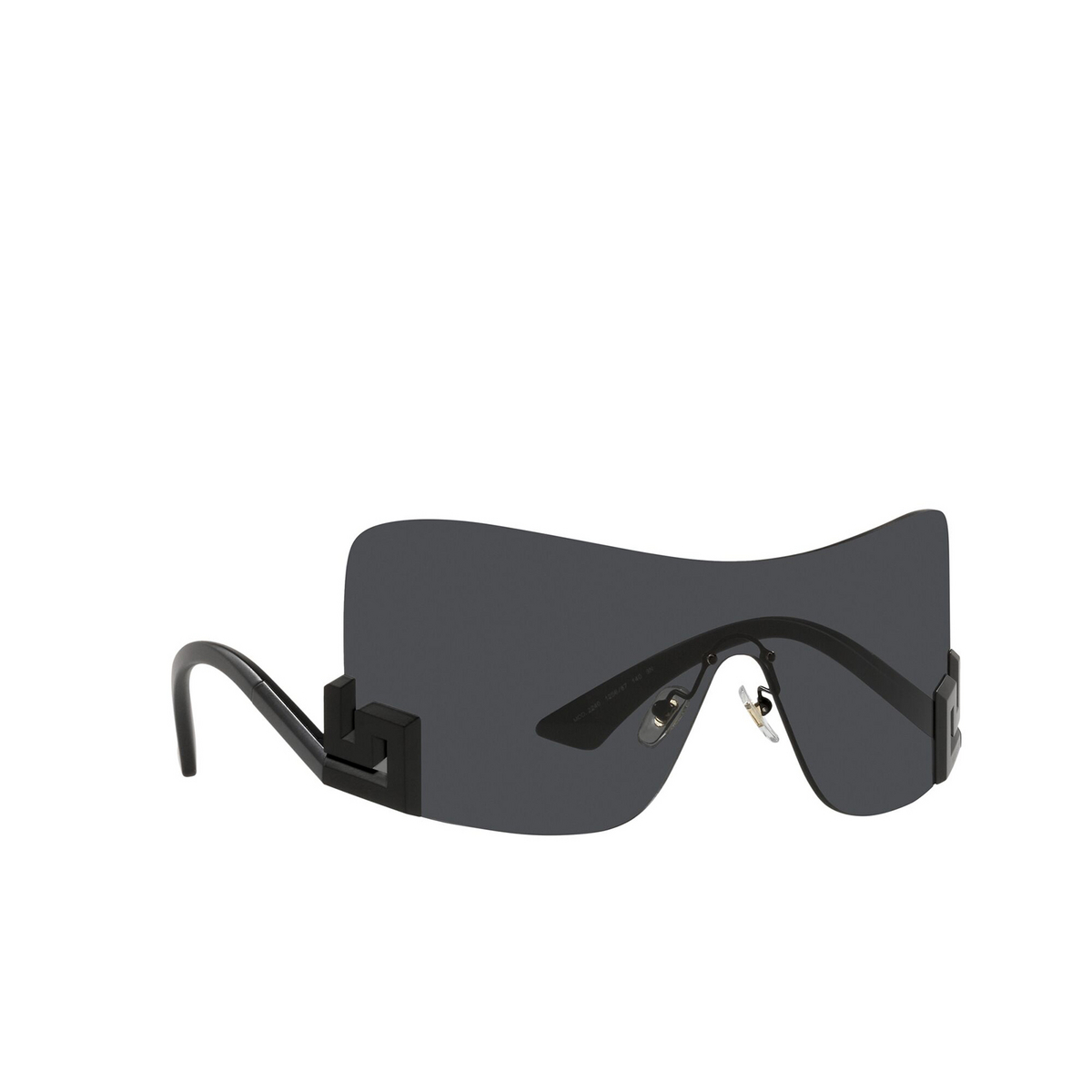Versace® Irregular Sunglasses: VE2240 color Grey 125687 - three-quarters view.
