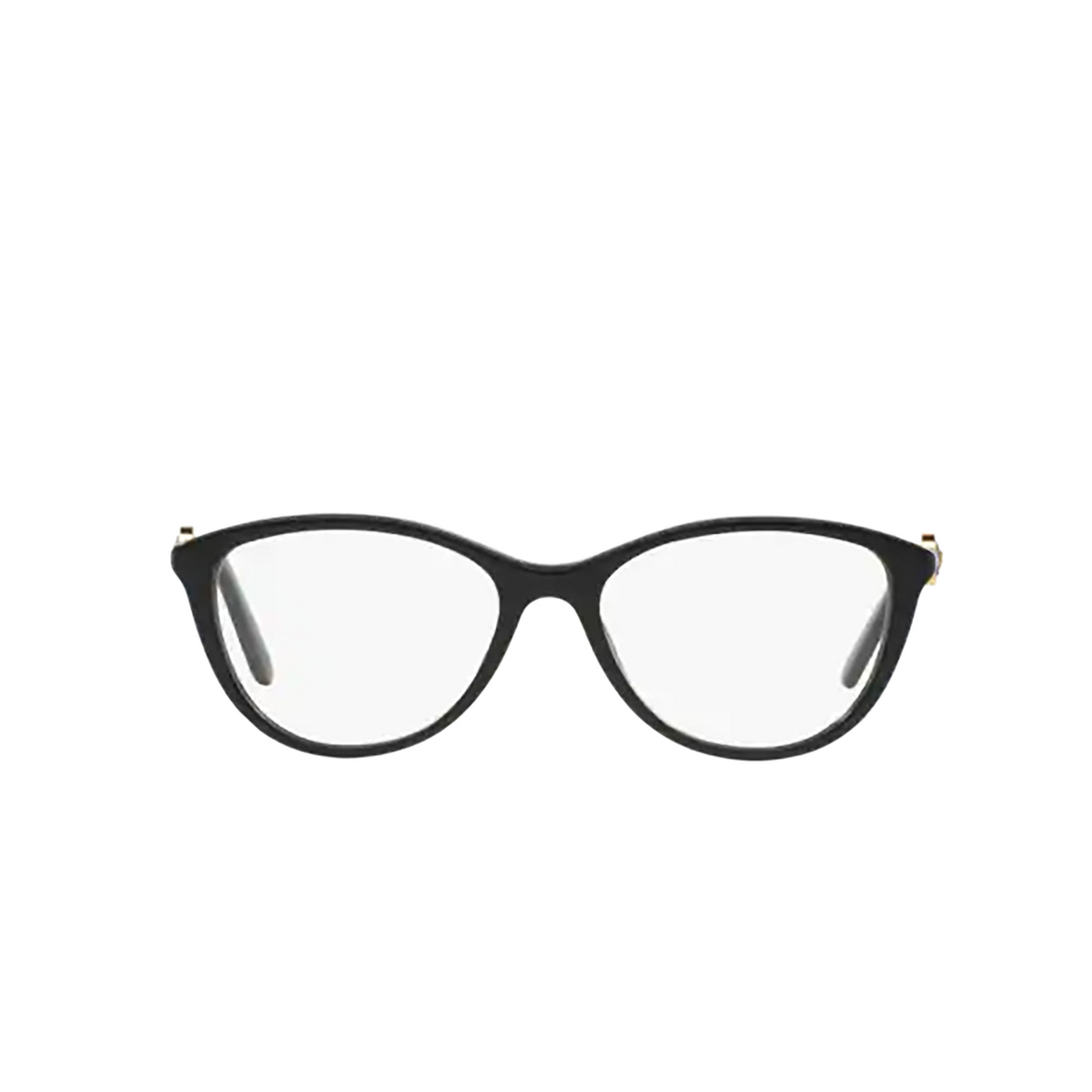 Versace® Oval Eyeglasses: VE3175 color Black GB1 - front view.