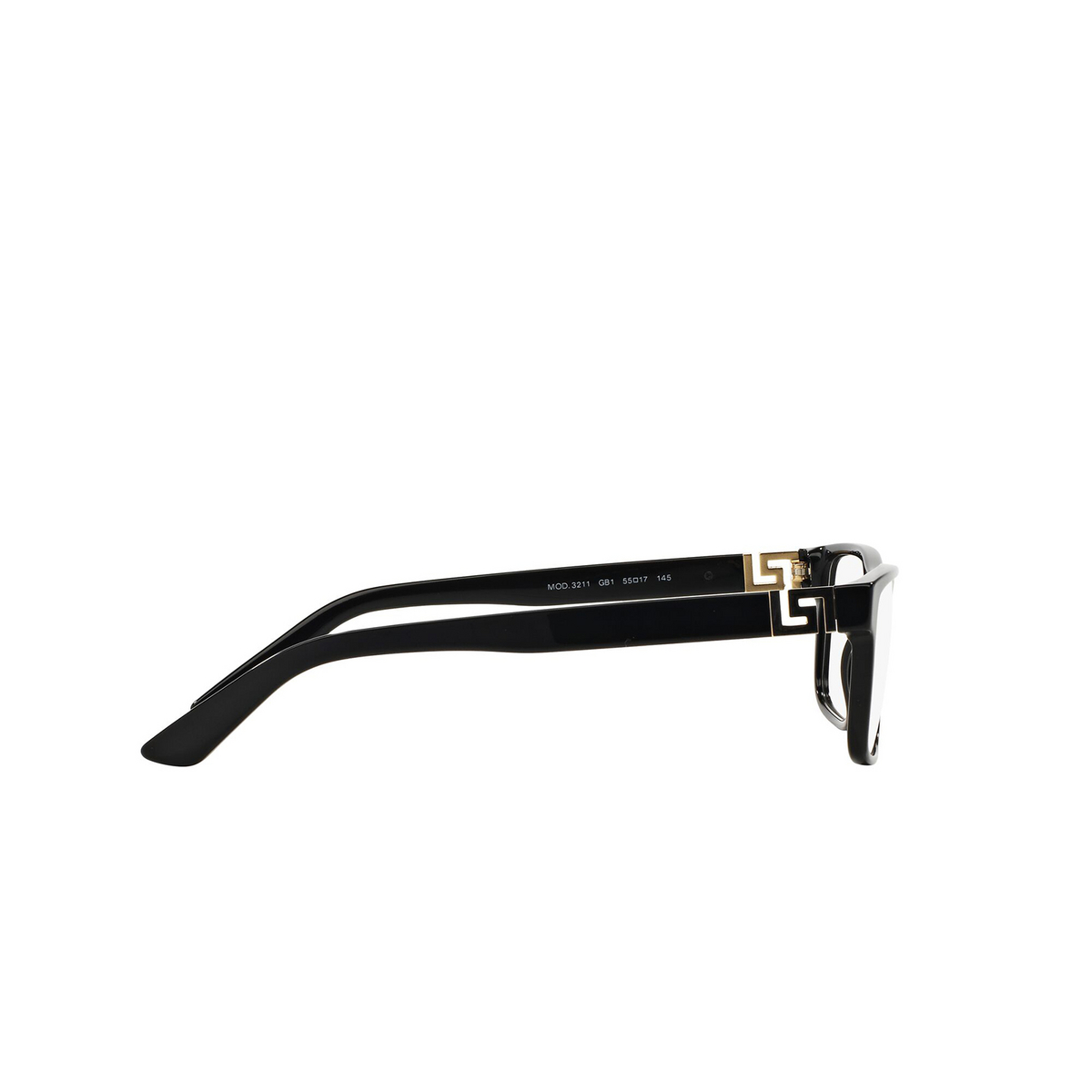 Versace VE3211 Eyeglasses GB1 Black - product thumbnail 3/4