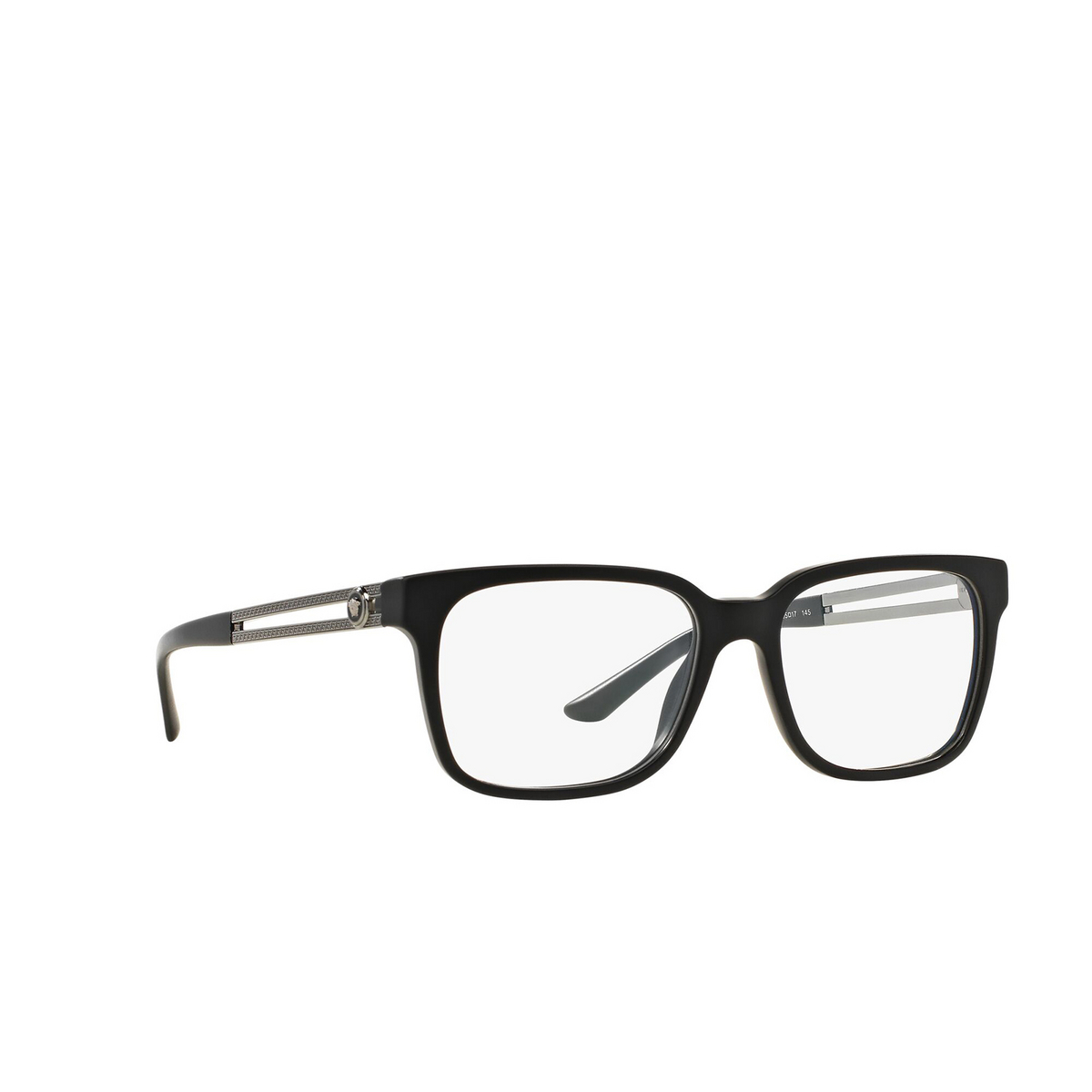 Versace VE3218 Eyeglasses 5122 Matte Black - three-quarters view