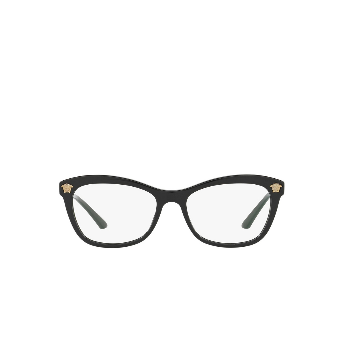 Versace® Butterfly Eyeglasses: VE3224 color Black GB1 - front view.