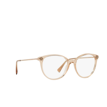Versace VE3251B Eyeglasses 5215 transparent brown - three-quarters view
