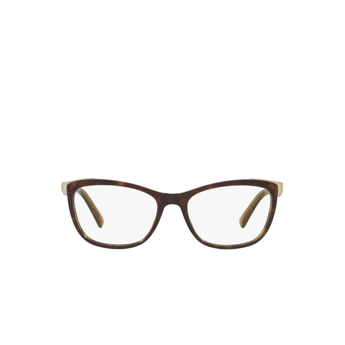 Versace® Cat-eye Eyeglasses: VE3255 color Havana 108 - front view.