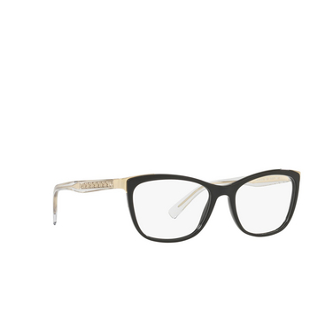 Versace VE3255 Korrektionsbrillen GB1 black - Dreiviertelansicht