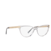 Versace VE3271 Korrektionsbrillen 5305 transparent grey - Produkt-Miniaturansicht 2/4