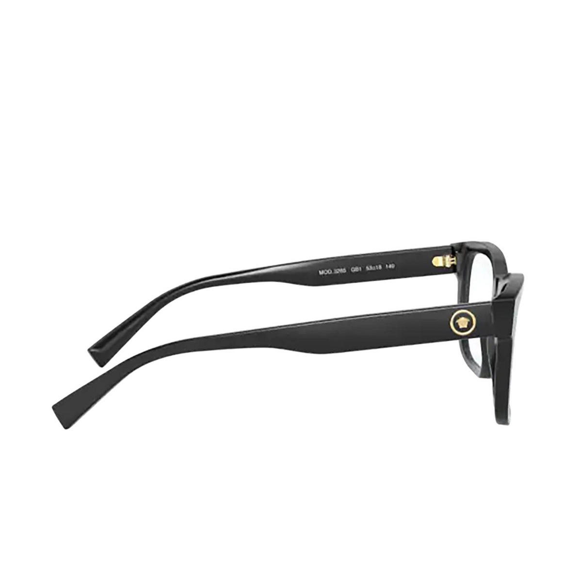 Versace VE3285 Eyeglasses GB1 BLACK - product thumbnail 3/4