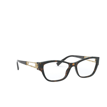 Versace VE3288 Eyeglasses 108 havana - three-quarters view