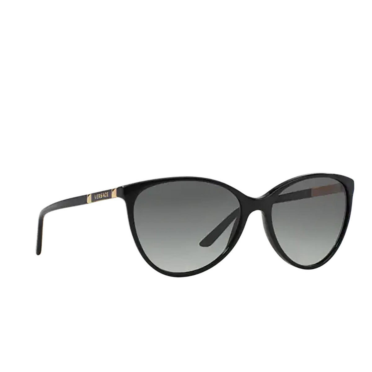 Versace VE4260 Sunglasses GB1/11 Black - three-quarters view