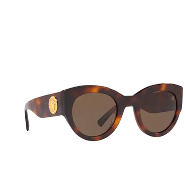 Versace VE4353 Sonnenbrillen 521773 havana - Dreiviertelansicht