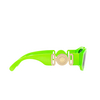 Gafas de sol Versace Medusa Biggie 531987 green fluo - Miniatura del producto 3/4