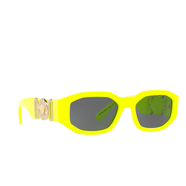 Gafas de sol Versace Medusa Biggie 532187 yellow fluo - 2/4