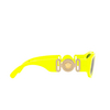 Versace Medusa Biggie Sunglasses 532187 yellow fluo - product thumbnail 3/4